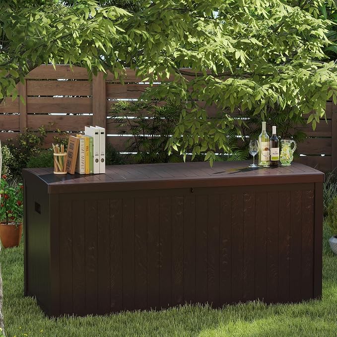 ZYJOYY Outdoor Storage Box, 120 Gallon Deck Box Indoor and Outdoor Use - Image 4