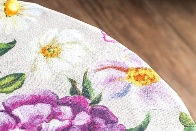 Maison d' Hermine Table Cloth Round Table 100% Cotton 63 Inches Tablecloth - Image 7