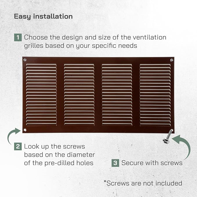 Vent Systems 16" x 8" Inch Pack of 2 - Image 4