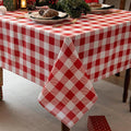Waterproof Plaid Tablecloth Fabric by Essifunia