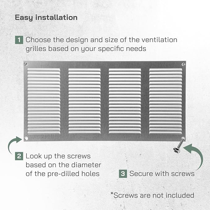Vent Systems 16" x 8" Inch Pack of 10 - Image 4