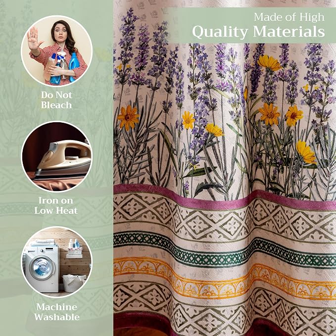Maison d' Hermine Table Cloth Round Table 100% Cotton 63 Inches Tablecloth - Image 3