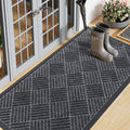 Smiry Front Door Mat Outside Entrance, Heavy Duty Outdoor Indoor Mat, Natural by Smiry