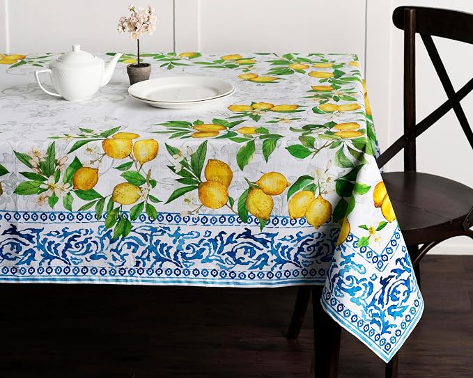 Maison d' Hermine Table Cloth Rectangle Table 100% Cotton 60 x 120 Inches - Image 4