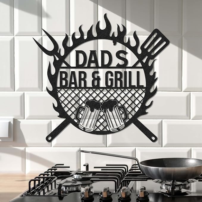 Custom BBQ Sign with LED Lights - Image 3