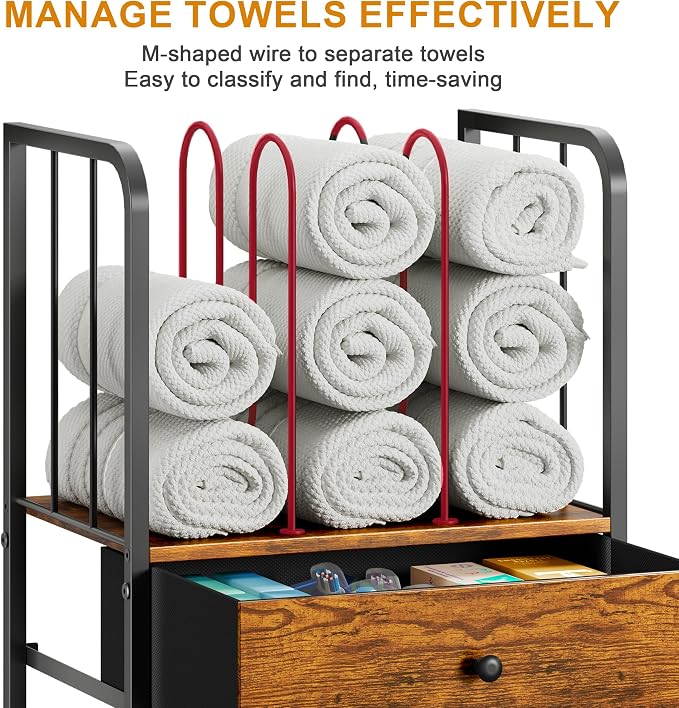 Towel Rack Free Standing 3-Tier - Image 2