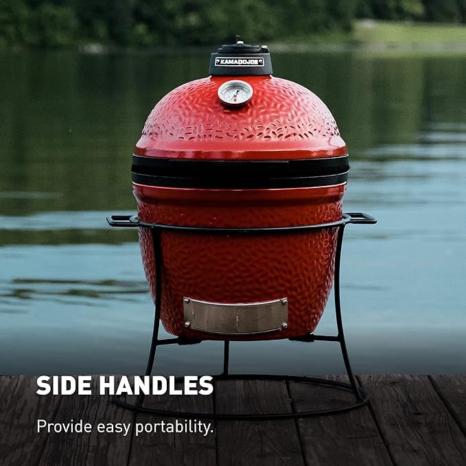 Kamado Joe Joe Jr 13.5-inch Portable Ceramic Charcoal Grill - Image 4