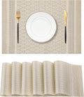 Leetaltree Stardust Yellow Placemats Set of 6 by Leetaltree-ArtatEveryTable