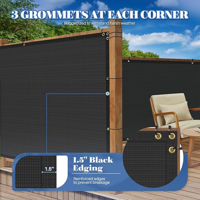 ECOOPTS Privacy Fence Screen Windscreen - Image 3