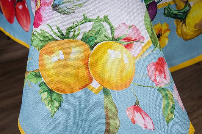 Maison d' Hermine Table Cloth Square Table 100% Cotton 60 x 60 Inches - Image 9