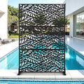 Metal Privacy Screen for Outdoor & Indoor Use, Free Standing Privacy Screen for by Unknown