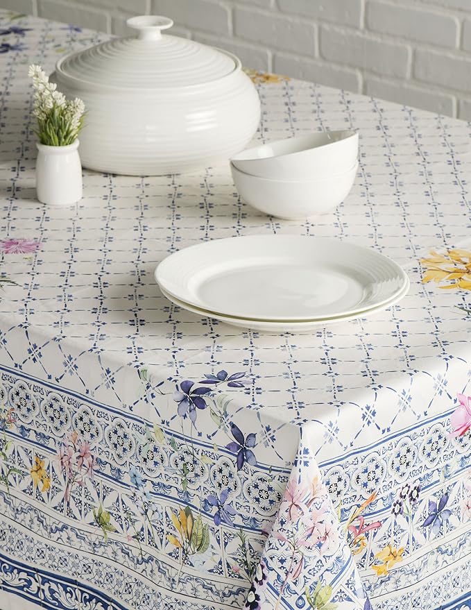 Maison d' Hermine Table Cloth Rectangle Table 100% Cotton 60 x 90 Inches - Image 7