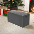 100 Gallon Outdoor Storage Box Waterproof, Lockable Resin Deck Box Patio by Decksplore%E2%80%94BuiltforOutdoor