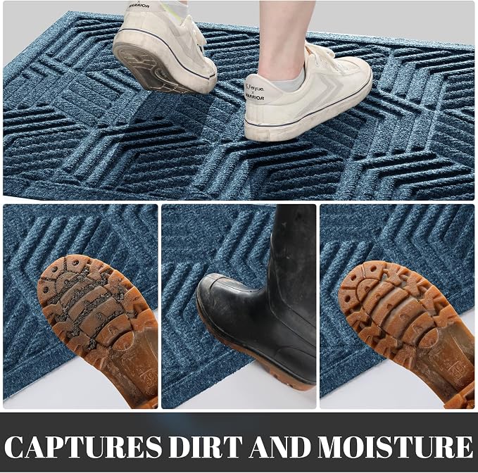 Yimobra Extra Large Door Mat 36x24, All-Season Waterproof Outdoor Mats - Image 6