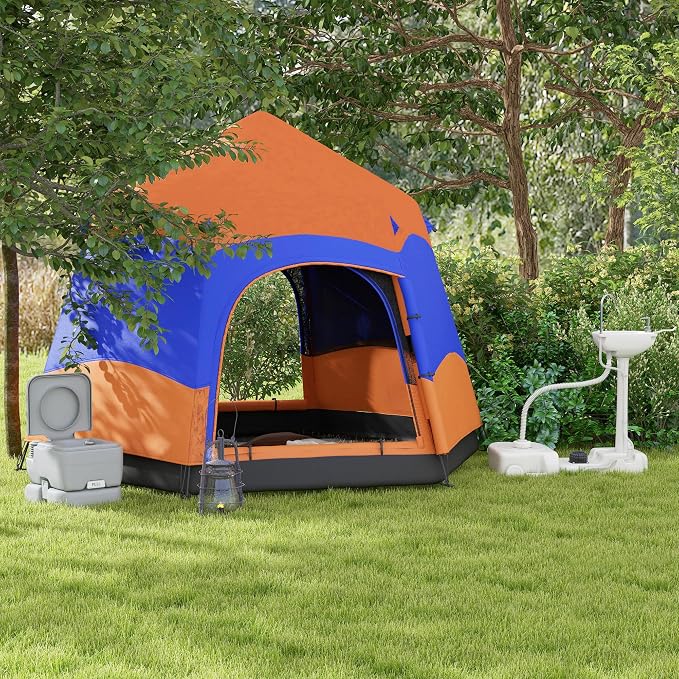 kleankin Portable Camping Sink, Handwashing Station Basin - Image 9