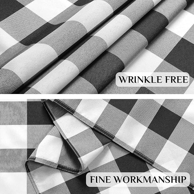 Softalker Gingham Checkered Tablecloth Rectangle - Image 5