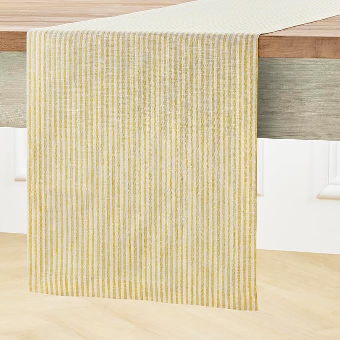 Solino Home Linen Table Runner 72 Inches Long - Image 2