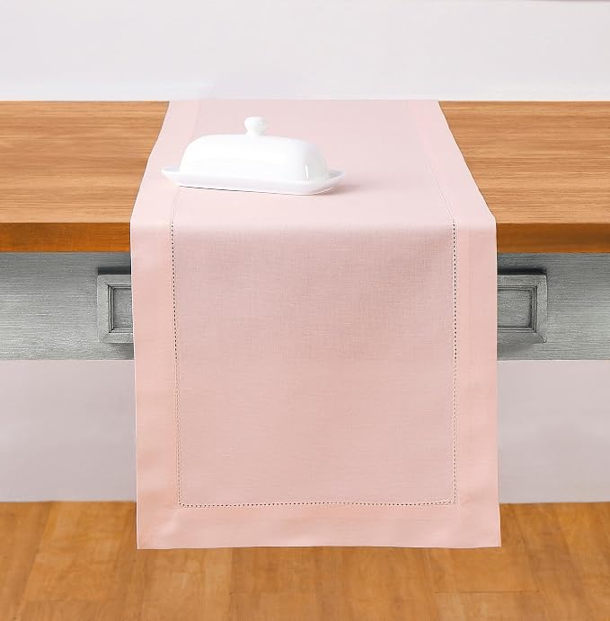 Solino Home Pink Table Runner 90 Inches Long by SolinoHome