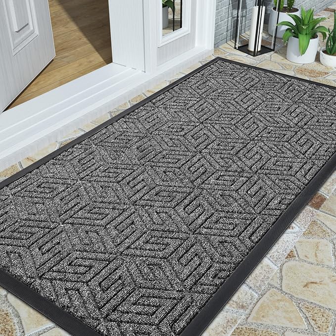 Yimobra Large Door Mat 47x24, All-Weather Waterproof Outdoor Mats by Yimobra