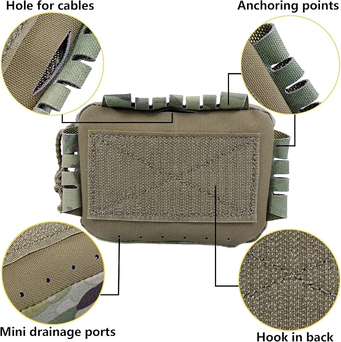 Tactical NVG Battery Pouch Helmet Mounted, Counter Weight Pouch GP Balance - Image 3