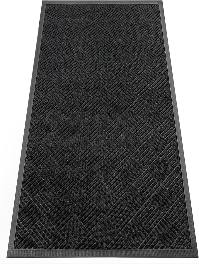 Indoor Outdoor Door Mat, 6’x 3' Doormat by HOMEK