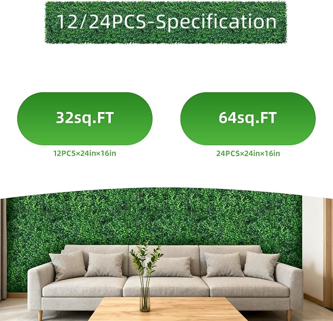 24x16 Inch Artificial Boxwood Panels - Image 5