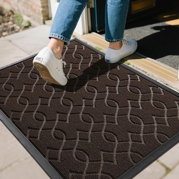 Yimobra Outdoor Mats for Front Door 29.5x17, All-Season Waterproof Doormat by Yimobra