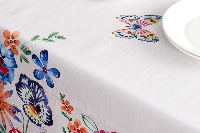 Maison d' Hermine Table Cloth Rectangle Table 100% Cotton 60 x 90 Inches - Image 8