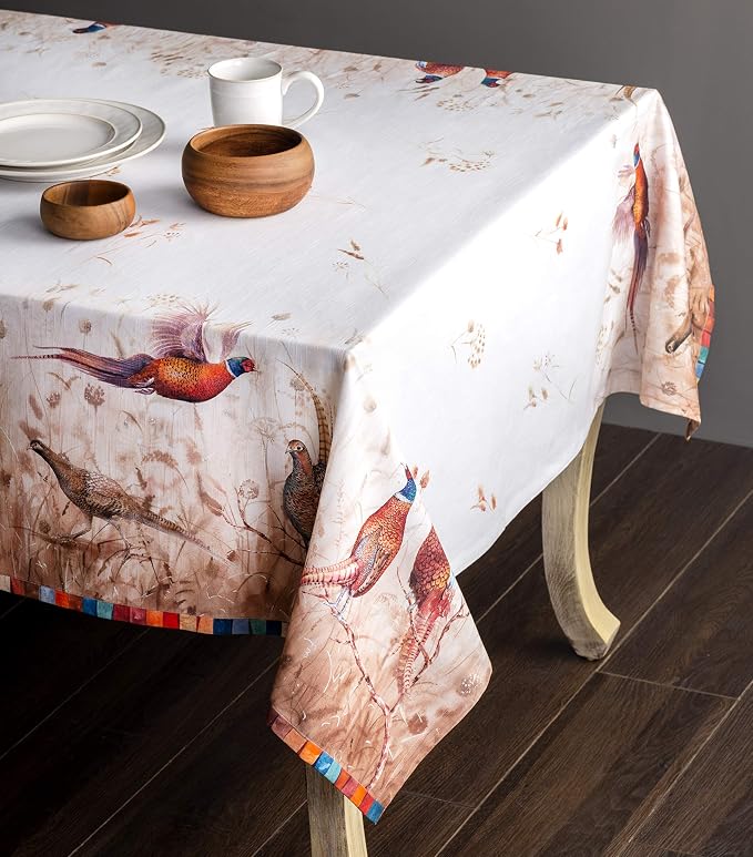 Maison d' Hermine Table Cloth Rectangle Table 100% Cotton 60 x 108 Inches Fall - Image 8