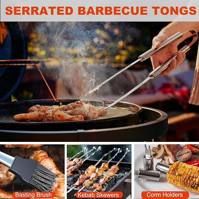 Grilljoy BBQ Accessories Grill Tools Set - Image 4