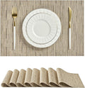 Leetaltree Light Brown Placemats Set of 8 by Leetaltree-ArtatEveryTable