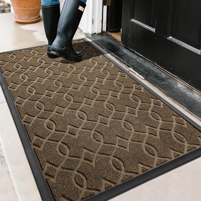 Yimobra Large Door Mat 47x32, All-Season Waterproof Doormat Outdoor Entrance by Yimobra