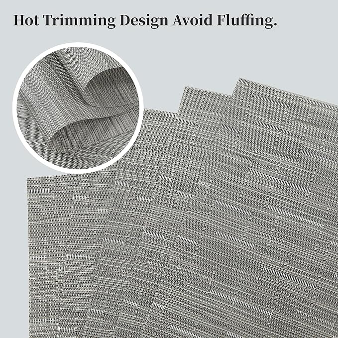 Leetaltree Silver Placemats Set of 12 - Image 3