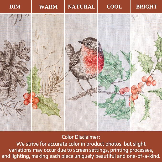 Maison d' Hermine Table Cloth Square Table 100% Cotton 60 x 60 Inches Fall - Image 6