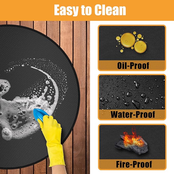 23.8 in Heat Resistant Grill Mat - Image 4