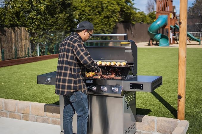 Monument Grills 6-Burner Convertible Natural Gas Smart bbq Grill Stainless - Image 3