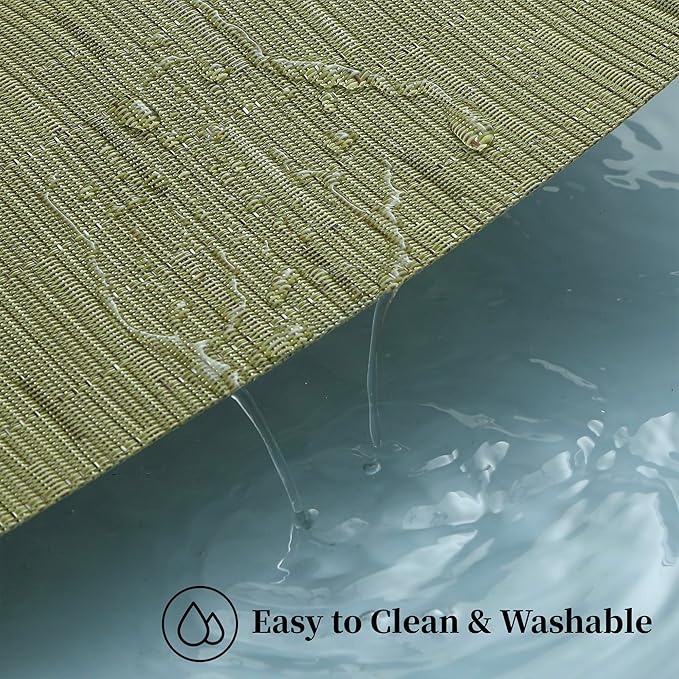 Leetaltree Pea Green Placemats Set of 4 - Image 5