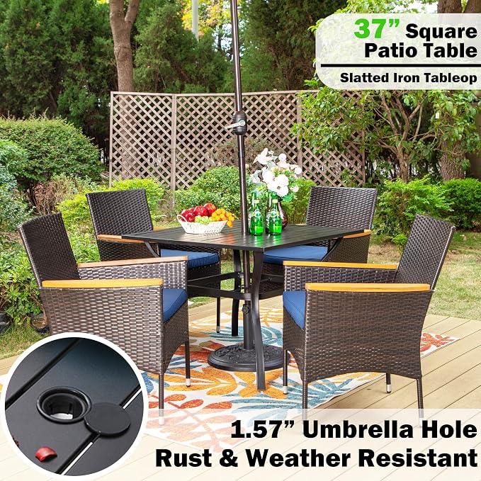 Sophia & William 5 Pieces Outdoor Dining Set - Image 7