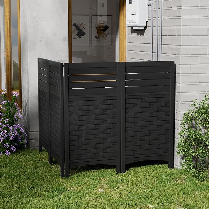 Outdoor Fence Privacy Panels, Resin Privacy Fence Panels - Image 2