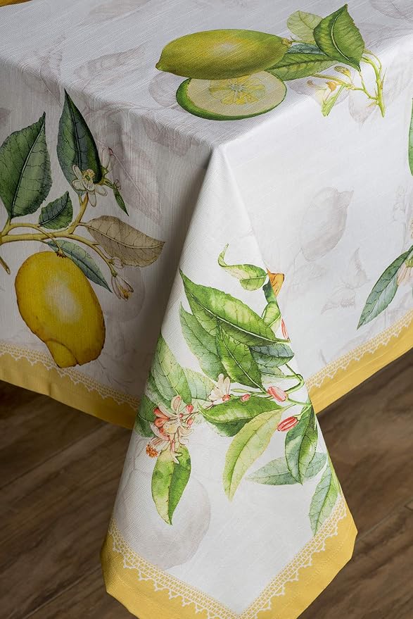 Maison d' Hermine Table Cloth Rectangle Table 100% Cotton 60 x 90 Inches - Image 9