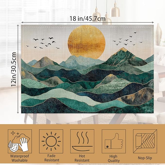 Sunrise Placemats Set of 6 - Image 6