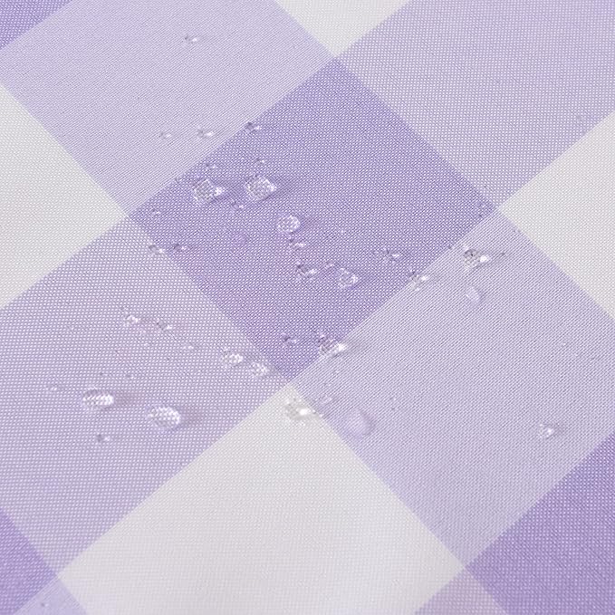 Cupuamon 2 Pack Waterproof Polyester Fabic Round Checkered Tablecloth，60 - Image 5
