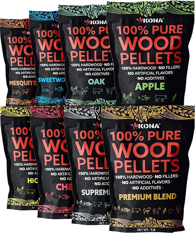 Kona Wood Pellets All Variety Pack, Intended by Kona