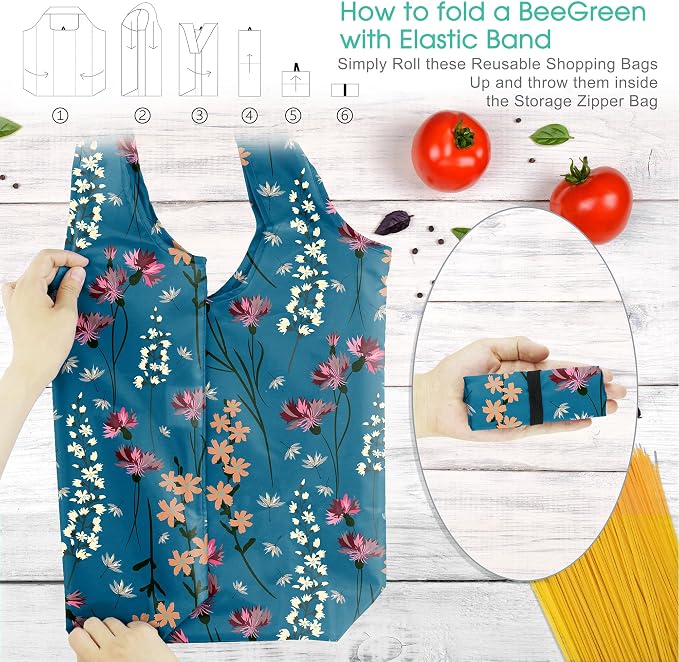 BeeGreen Aesthetic Tote Bags Flowering Shrub Gifts - Image 3