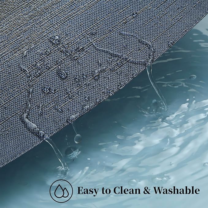 Leetaltree Denim Blue Placemats Set of 8 - Image 5