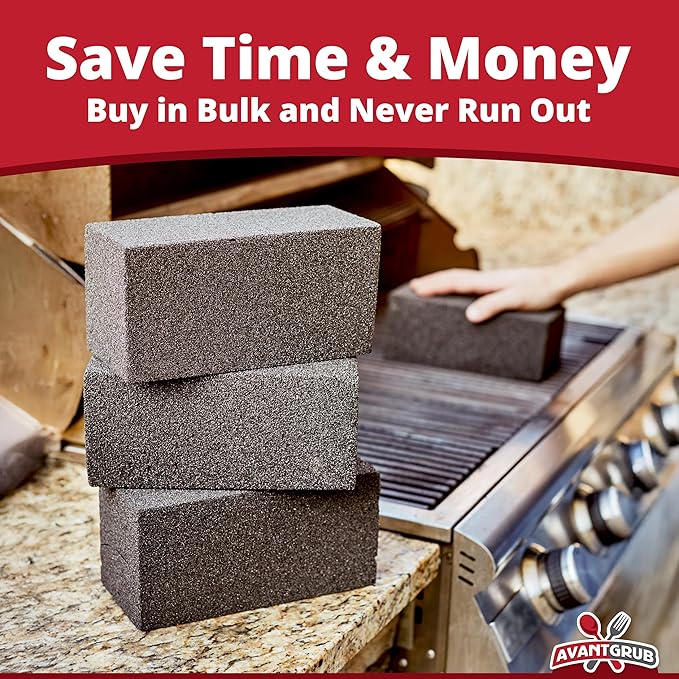 Commercial Grade, Heavy Duty Grill Cleaning Brick Bulk 4 Pack. Pumice Stone - Image 6