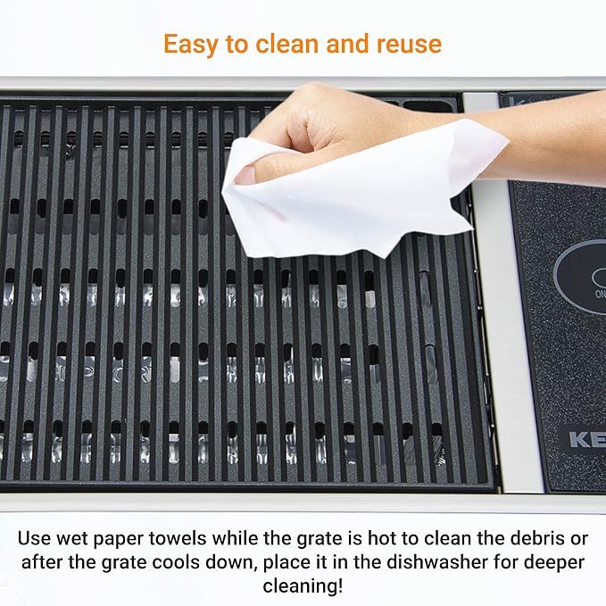 Kenyon No-Lid Built-In Electric Grill, Stainless Steel Grill - Image 6