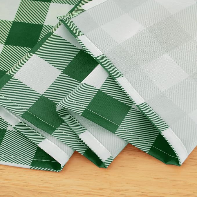 Classic Gingham Buffalo Tablecloth Fabric - Image 2