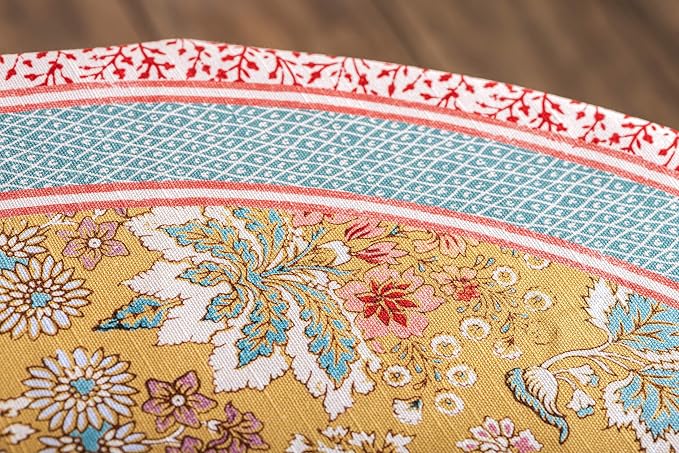 Maison d' Hermine Table Cloth Round Table 100% Cotton 63 Inches Tablecloth - Image 9