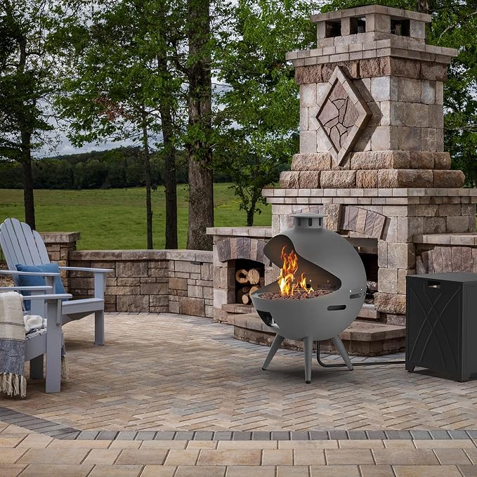24-Inch Outdoor Propane Fireplace - Image 2